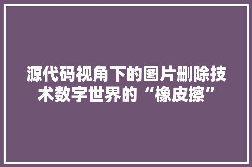源代码视角下的图片删除技术数字世界的“橡皮擦”